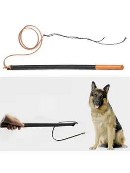 

Imitation Cowhide Dog Agitation Whip Stick with Handle for German Shepherd Dogs M0XD