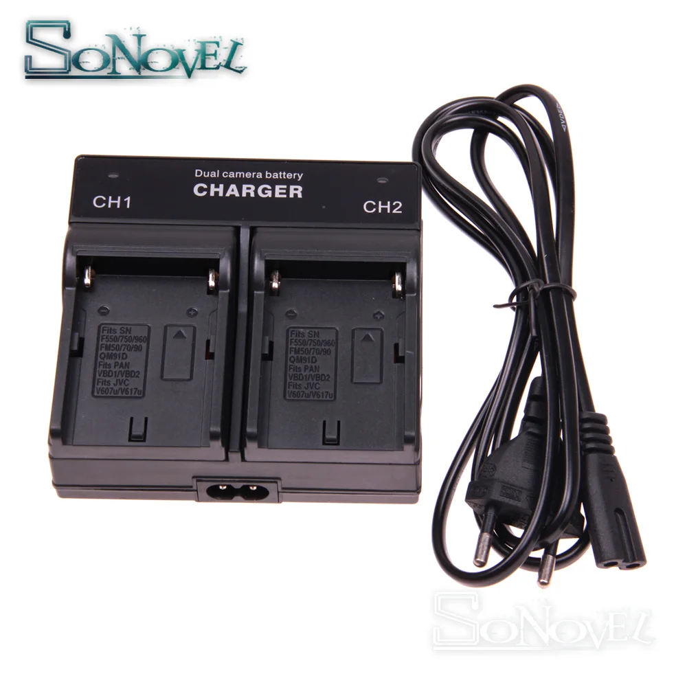 Cargador de batería de doble canal, LP E8 para Canon Rebel T5i T4i T3i