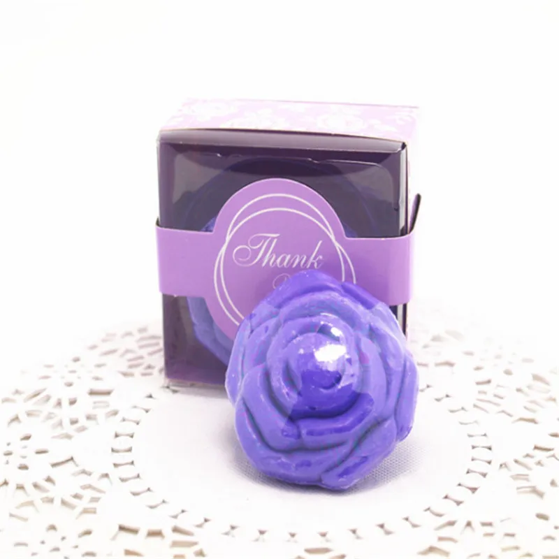 1pcs rose soap bride to wedding decoration to the guest's small gift bride show party decoration gift hen party supplies-C