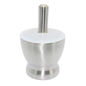 

304 Stainless Steel Smashed Garlic Masher Sputum Pot Garlic Pot Home Manual Garlic Stone Scorpion Grinder