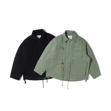 Новая зимняя Свободная рабочая одежда в стиле милитари с отворотом в стиле ретро, повседневная мужская одежда из плотного хлопка