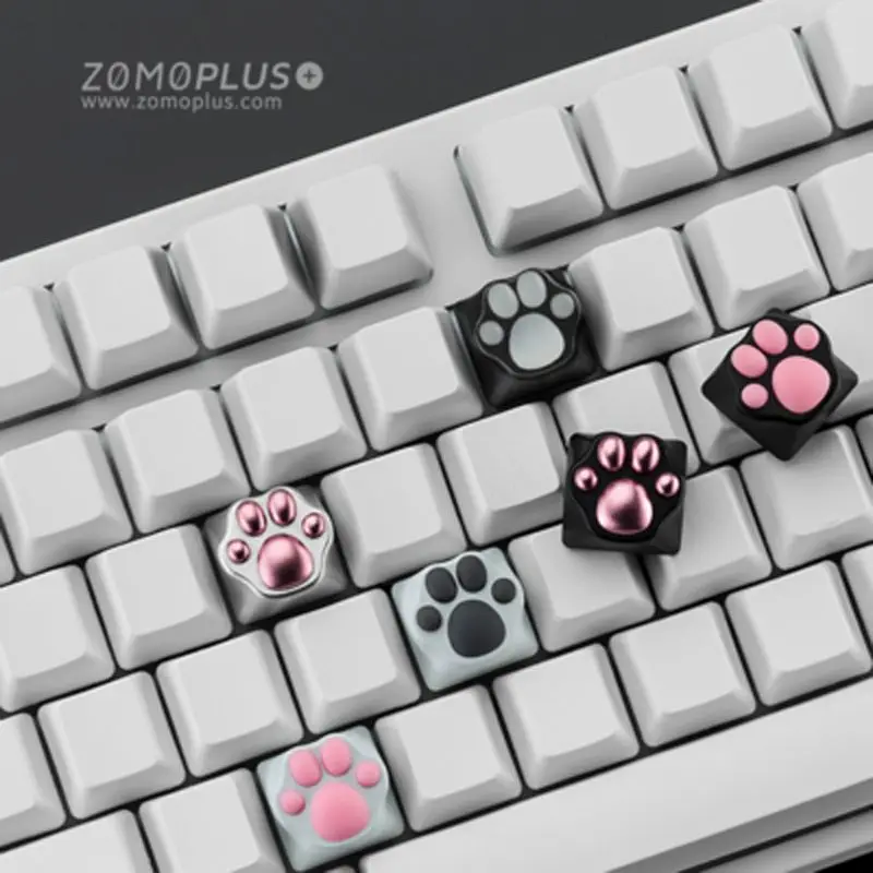  Personality Customized ABS Silicone Kitty Paw Artisan Cat Paws Pad Keyboard keyCaps for Cherry MX S