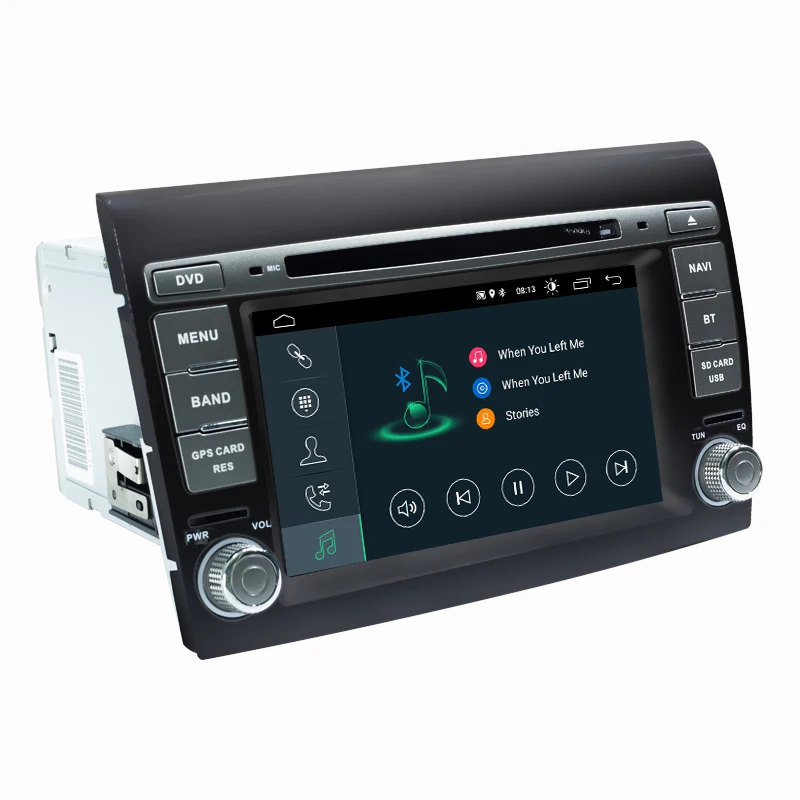 Xonrich 2 Din Auto Radio Android 9 For Fiat/Bravo 2007-2012 Car GPS Stereo Multimedia Player Blueto