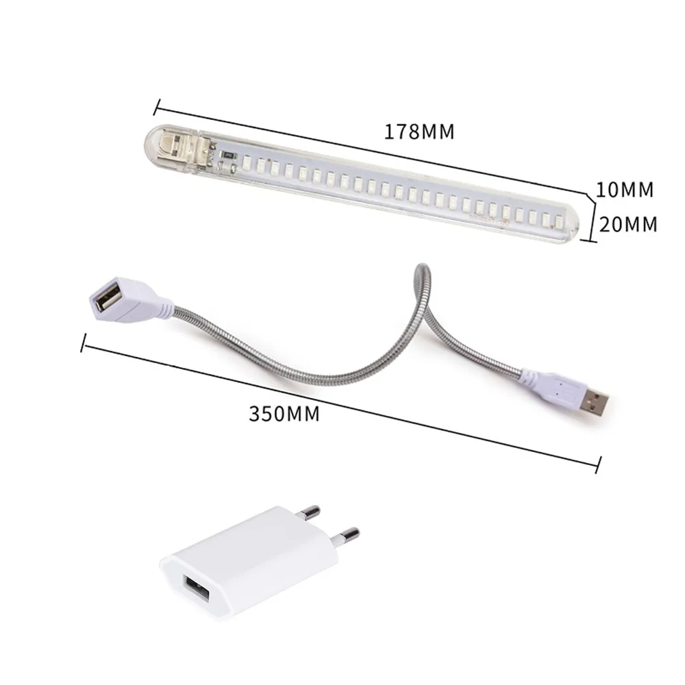 USB СВЕТОДИОДНЫЙ светильник для выращивания растений 16 красный + 8 blue12W DC 5V Fitolampy