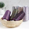 50g/ball Fine Gold Silver Yarn Spark Knited Yarn Crochet Sewing Threads Metallic Thread Partner Yarn for Needlework Golden Threa 5