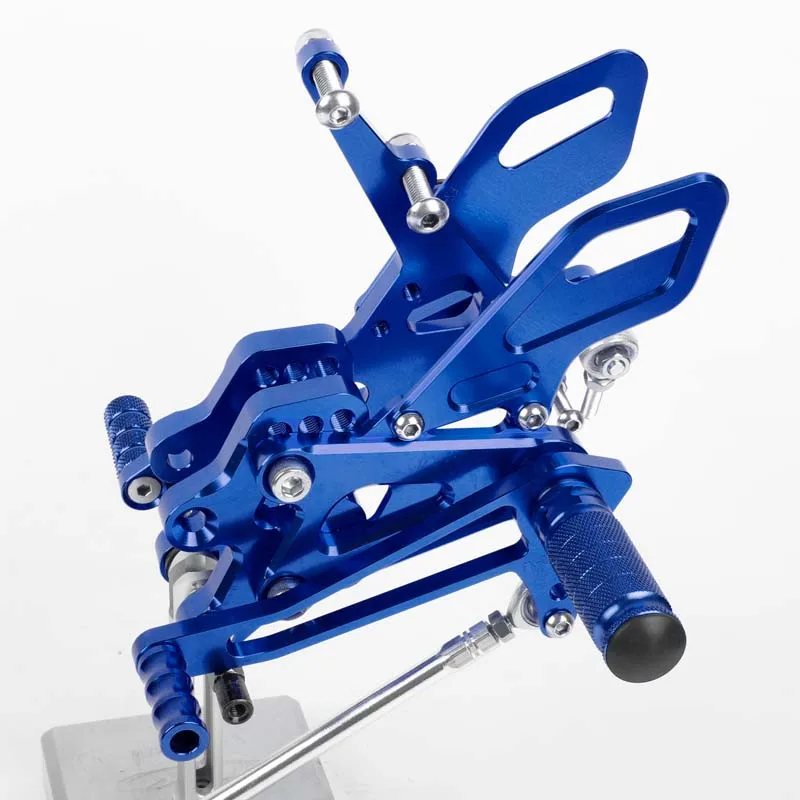 SMOK педаль мотоцикла для Kawasaki ZX10R 2004-2005 алюминиевый сплав Rearset подножки черный серебристый красный синий зеленый