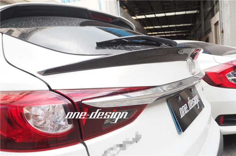 Подходит для MAZDA CX4 CX-4 спойлер из углеволокна крыло губ
