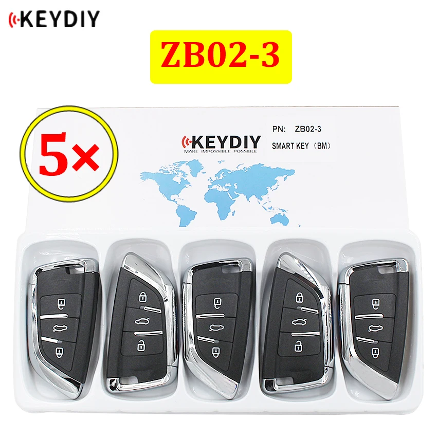 5 шт./лот Универсальный ZB02-3 KD смарт-ключ дистанционного управления для KD-X2 KD900 мини KD Автомобильный ключ дистанционного управления подходит для более чем 2000 моделей