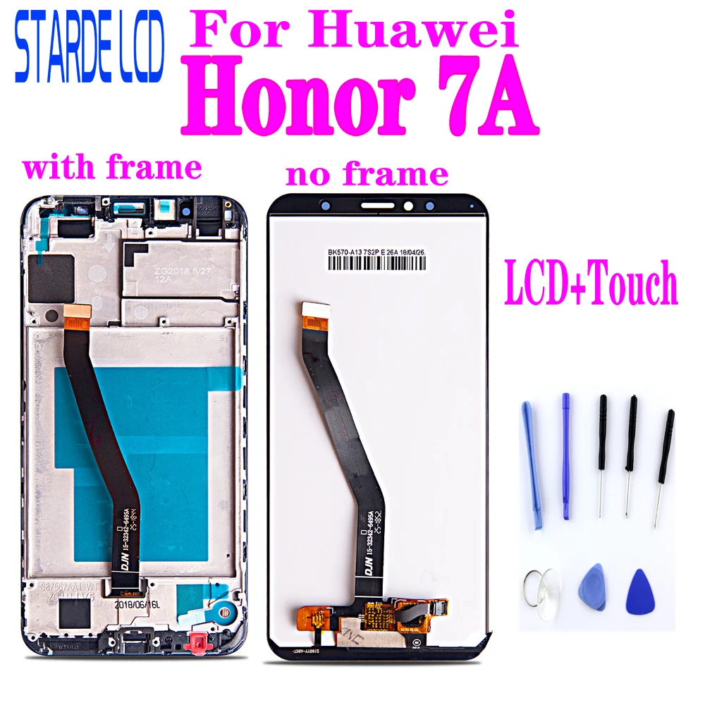 AAA + для Huawei 7A PRO AUM-l29 ATU-L41 ЖК-дисплей сенсорный экран дигитайзер собраний Honor 7C