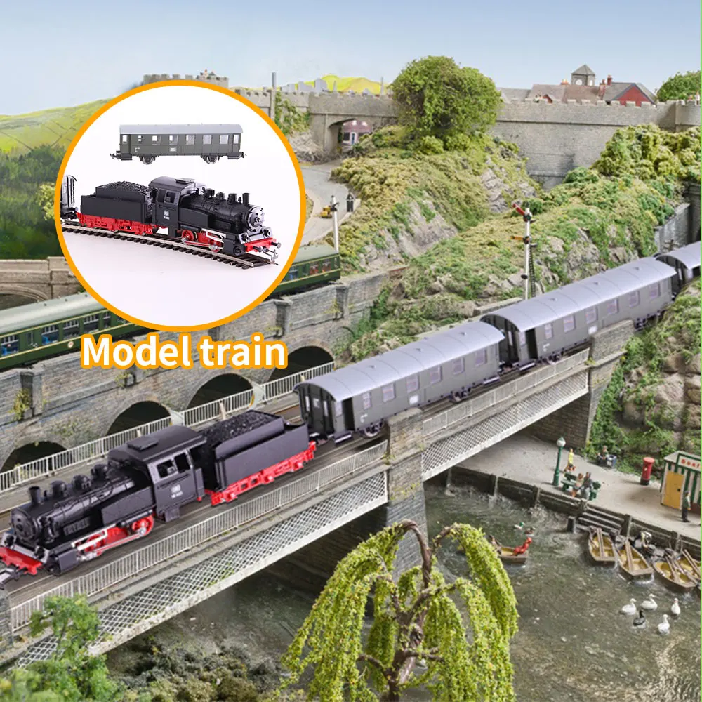 Модель парового поезда HO Scale 1:87 DIY Классические электрические из сплава +