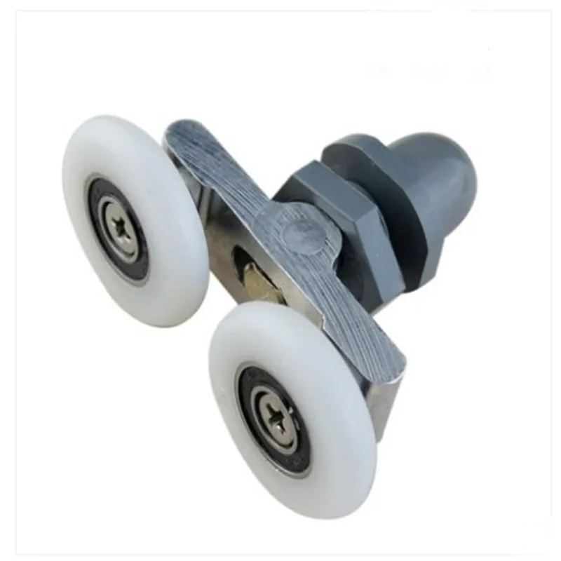 Double twin shower door rollers runners pulley pulleys Aluminum Slide