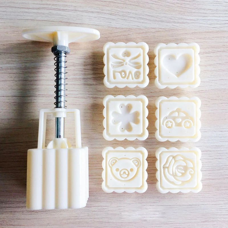 Набор квадратных поршнеров для торта 50 г пластиковые лунные инструменты лунного