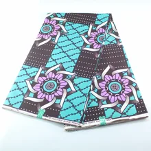 Африканский Сделай Сам хлопчатобумажная ткань Анкара Печатный воск Новая африканская восковая ткань