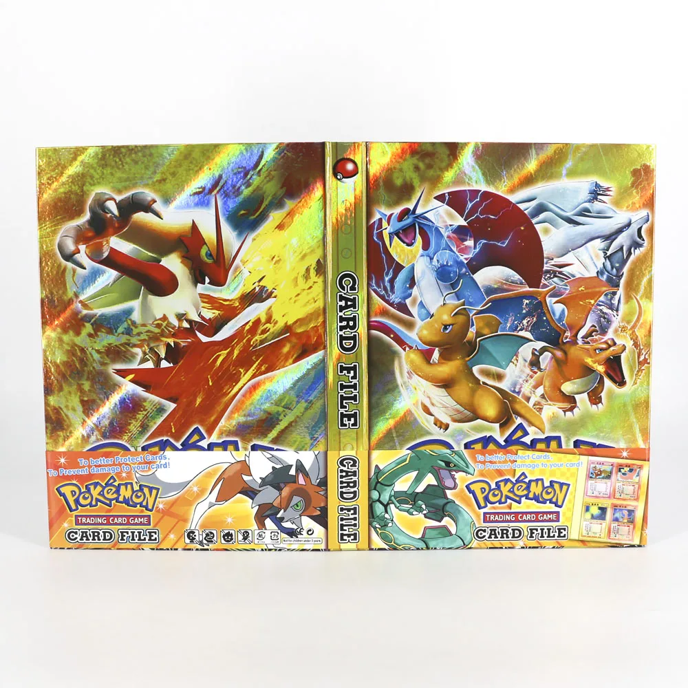 Takara Tomy Pokemon Card альбом книга Пикачу настольная игра игрушки коллекция держать 96 карт аксессуары для детей Подарки
