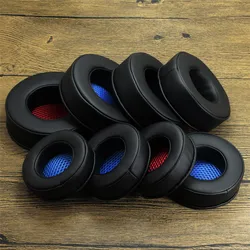 Replacement Parts Memory Foam Ear Pads Cushion EarPads for Headphones Black Bblue Red Mesh Fabric 80MM 85MM 90MM 95MM 100MM 105