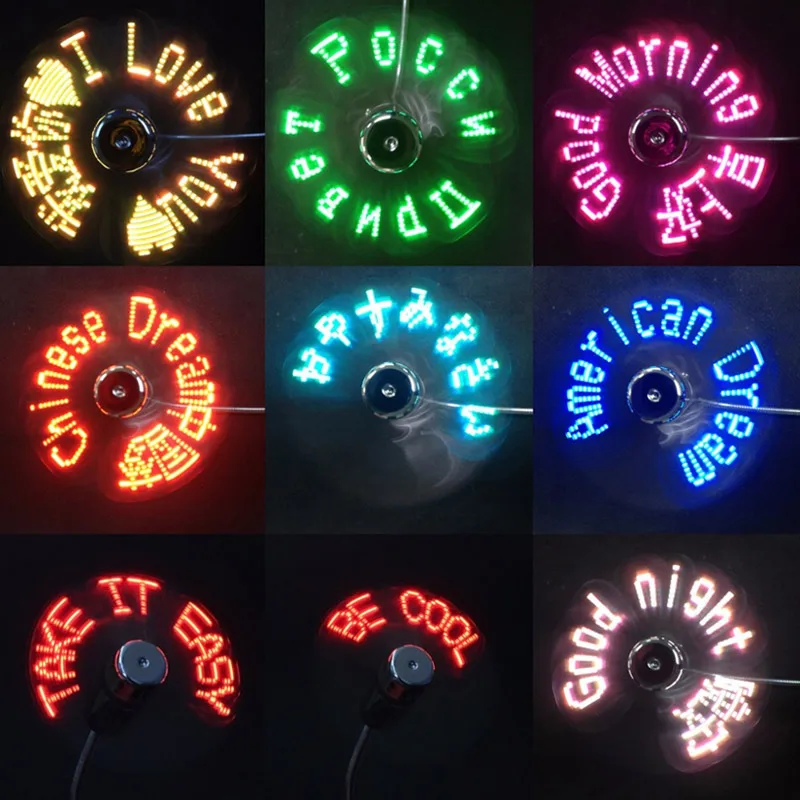 

Newly USB Fan Flexible Gooseneck LED Programmable Fan for PC Laptop Notebook Desktops DC128