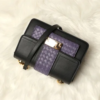 

2020 New Ladies Multi-functional Contrast Color Chain Shoulder Messenger Ladies Small Square Bag