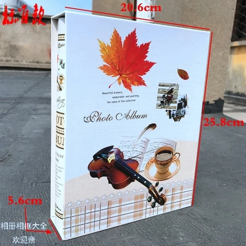 12 Фотоальбом Insert-page 4D 6-inch 200 фотоальбомы Семейные дети взрослеют 6-дюймовый фотоальбом память сувенир поделки альбом - Цвет: 12