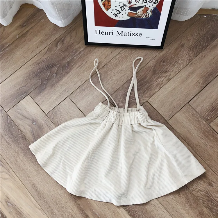 

2019 Autumn New Baby Girls Toddler Suspender Dress Winter Fashion Kids Corduroy Sleeveless Overalls Party Bib Strap Dresses