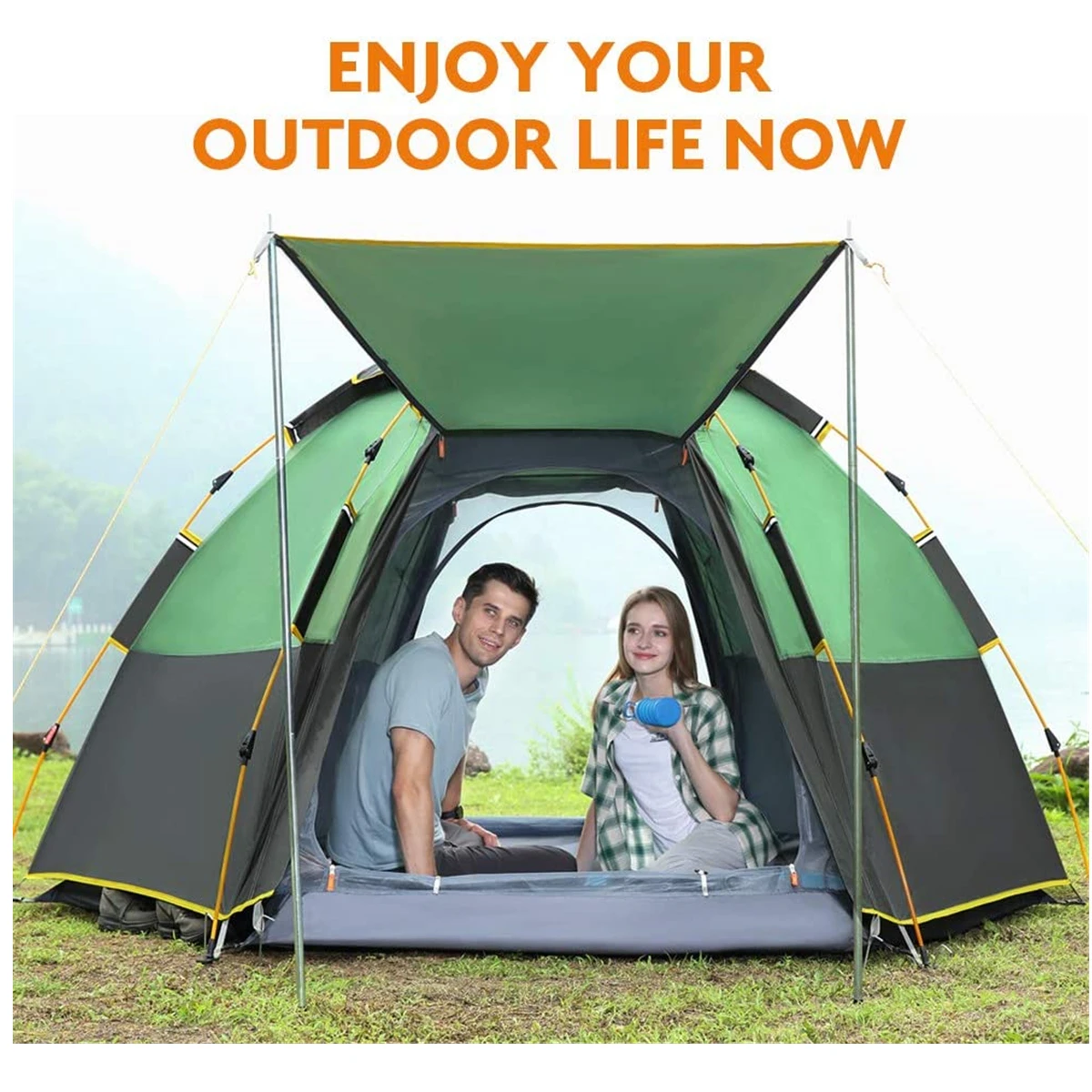 10 Best Waterproof Camping Tents For All Seasons Night Cat 2 Man Camping Tent - September 2025