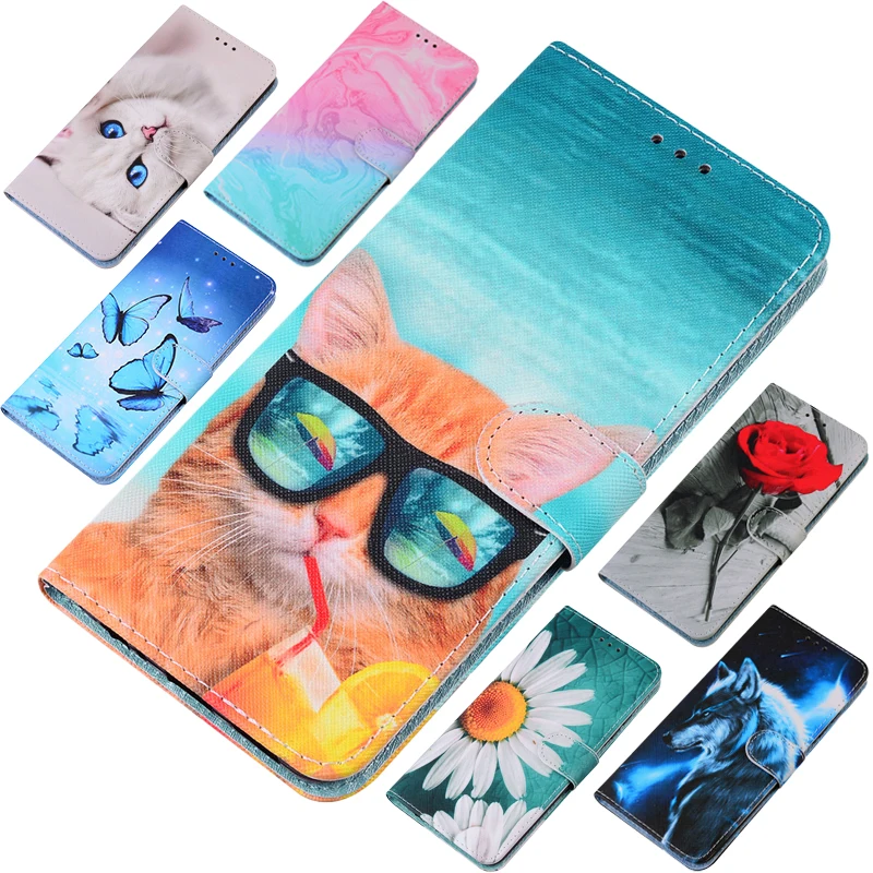 iphone pouch with strap Case For Huawei Y5 2017 Case Flower Wallet Leather Flip Case For Huawei Y6 2017 MYA-L03 U29 L23 L41 L22 Y5III Stand Cover Coque arm pouch for phone