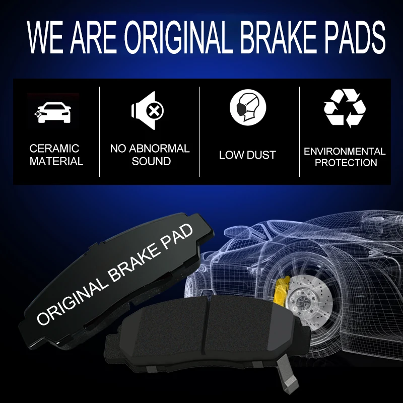 4 шт./компл. автомобиля Керамика тормозные колодки для porsche Cayenne (958) (2011 2018) 3 0 T 3.6L 8 T|