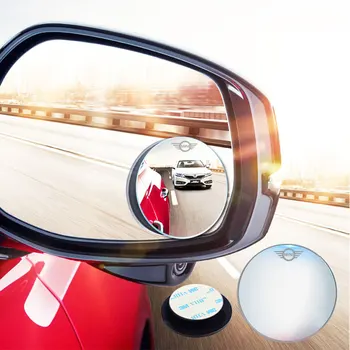 

New material mirror 304 stainless steel 360 Degree HD Blind Spot Mirror For Mini Cooper Countryman clubman F54 Car Accessories