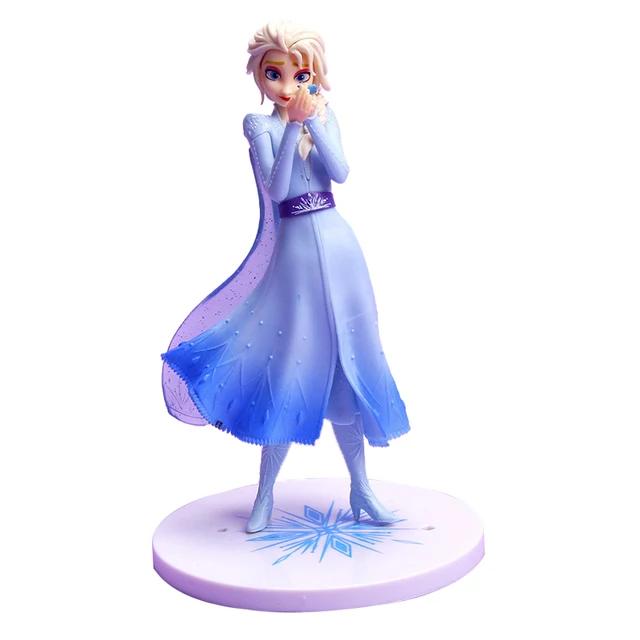 Disney Frozen Elsa Princess Hand Rest Lizard Figure Doll Toy for Girl Children Cartoon Character Gift Ornaments 6