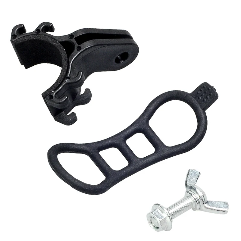 Race Number Plate Holder Bicycle Seat post Mount Black Light weight Plastic