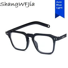 Anti Blue 2019l square Glasses Women Computer blue light blocking glasses Radiation Goggles Spectacles Eyeglasses Men