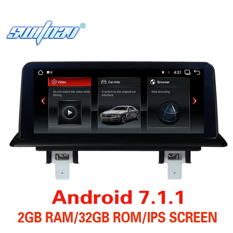 Android 7.1.1 автомобильный DVD для BMW E87 (2006 2012) iDrive плеер аудио мультимедиа стерео