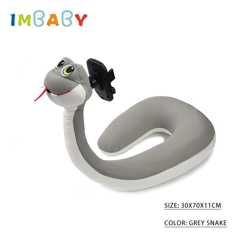 IMBABY многофункциональный держатель для мобильного телефона игрушки ленивый кронштейн u-образный держатель для шеи Гибкая подставка для iPhone11 samsung huawei - Цвет: Snake