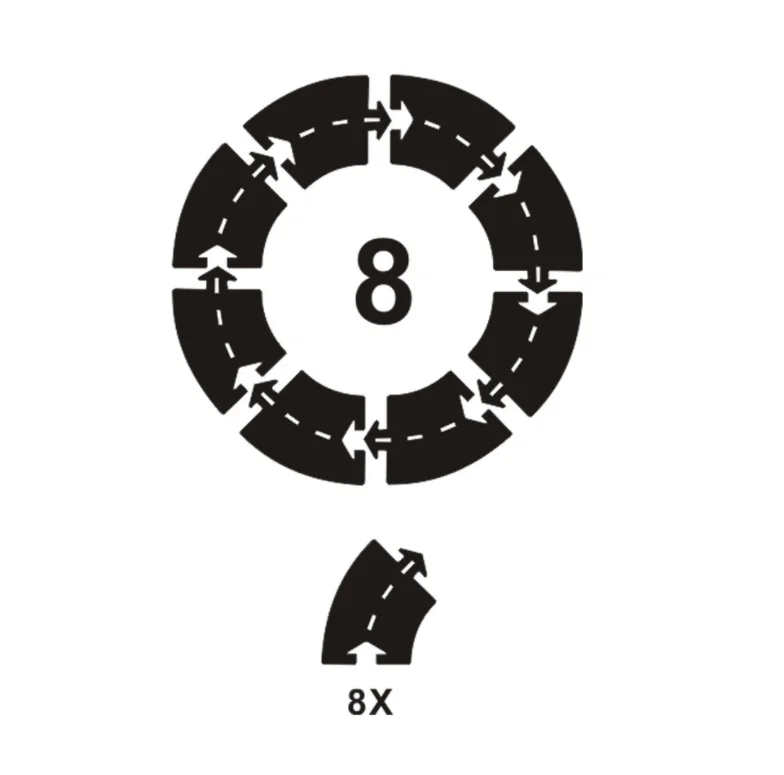 Children road building motorway toy car traffic roadway flexible PVC Puzzles Track Play Set DIY universal accessories game scene 7