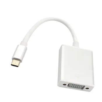 

Type-C To Vga Adapter Cable Pvc For New Macbook Usb-C To Vga Adapter Usb 3.1 Type C Usb-C To Female Vga Adapter Cable