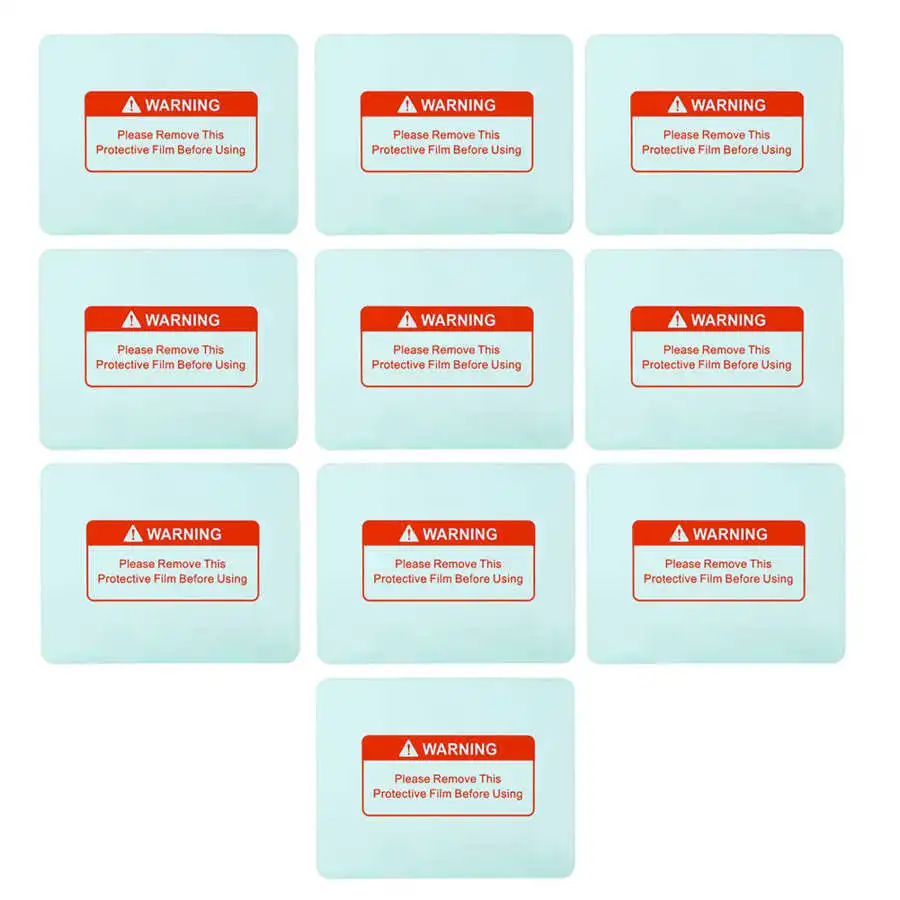 Welding Helmet Lens 10Pcs 116x90x1mm Cover Polycarbonate Transparent Protective Plate Sheet Film For Auto Darkening Welding Mask