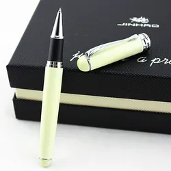 Jinhao 750 Executive Roller Ball Pen Ivory White And Silver Stationery Office Supplies Writing pen
