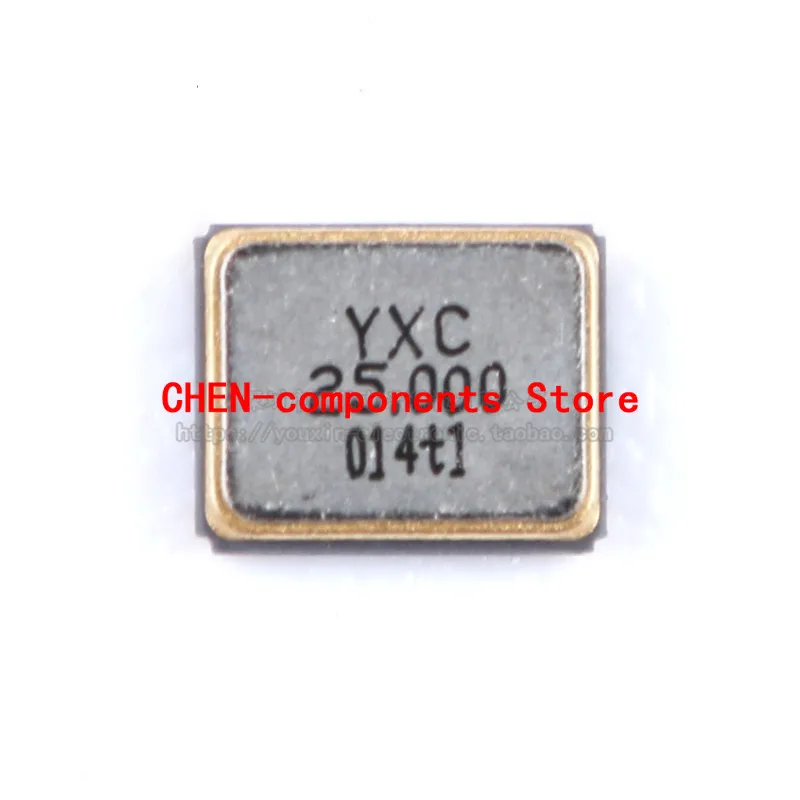

Пассивный кварцевый генератор SMD YSX221SL, 25 МГц, 10ppm, 10 пФ, X252025MMB4SI/2520 _ 4p, 5 шт.