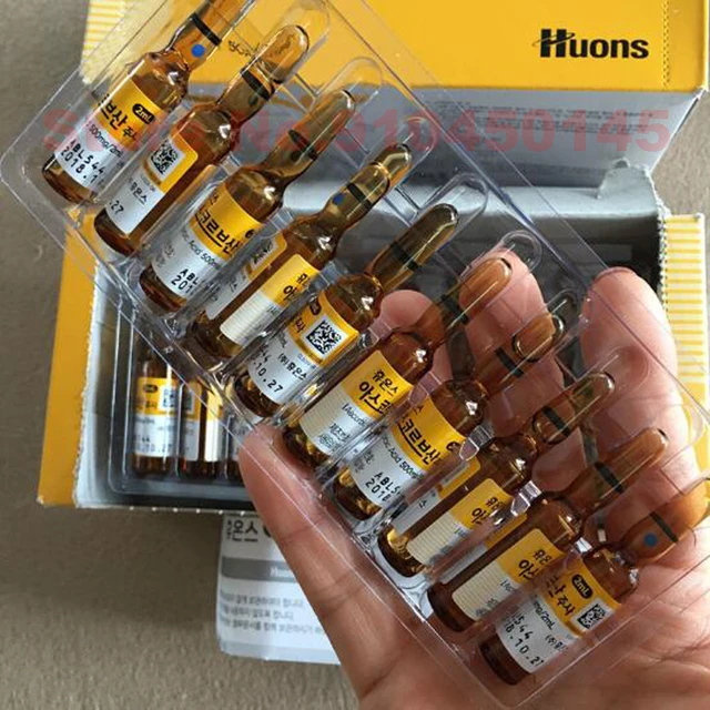 Korea Vitamin C Anti Aging Ampoules Anti Aging Ascorbic AcidAgeless Powerful Anti wrinkle Aging Face Skin