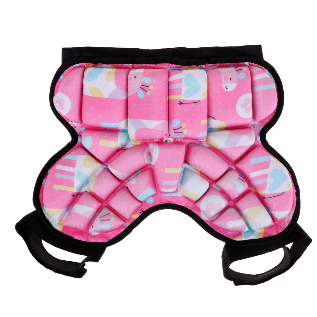 Pink Скейт лыжный Скейтборд Сноуборд хип протектор Pad Guard для 3-10 лет дети мальчики девочки - Цвет: Pink