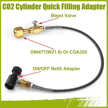 

Soda Club Stream Soda Club to External Co2 Tank Adapter and Hose Kit W21.8-14 Or CGA320 W/Quick Disconnect Connector