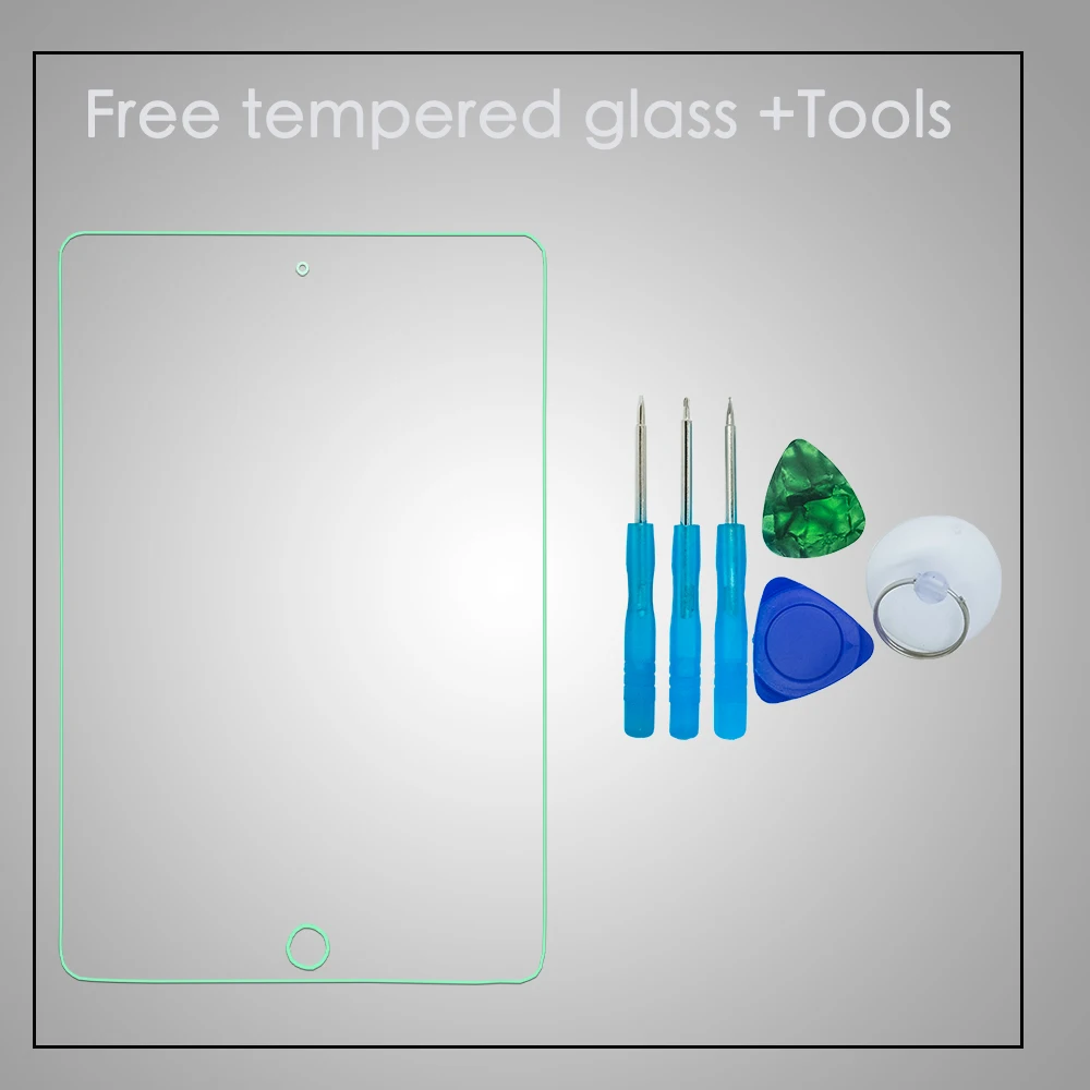 For Ipad 9th 10.2 2021 Touch Screen Digitizer Glass A2602 A2603 A2604  A2605 With Adhesive,tool Kit+tempered Glass - Tablet Lcds & Panels -  AliExpress