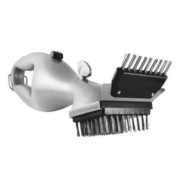 

Ventilator Cleaning Brush Long Handle Stains Kitchen Smoke Exhaust Convenient General Gray