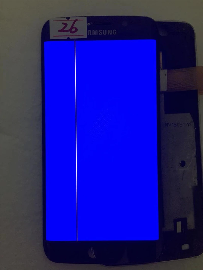 Original AMOLED With Line For Samsung Galaxy S6 edge lcd G925A G925U G925F LCD Display Touch 5