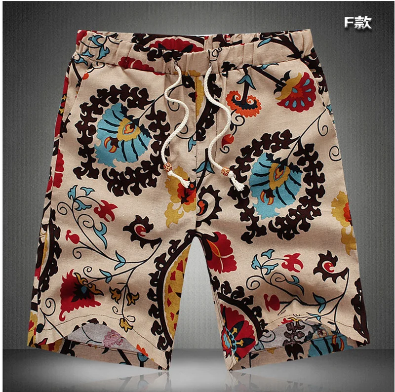 Мужские модные высококачественные летние повседневные шорты с принтом для молодых мужчин, летние Узкие пляжные шорты для путешествий, 15 цветов, Азиатский размер M-5XL