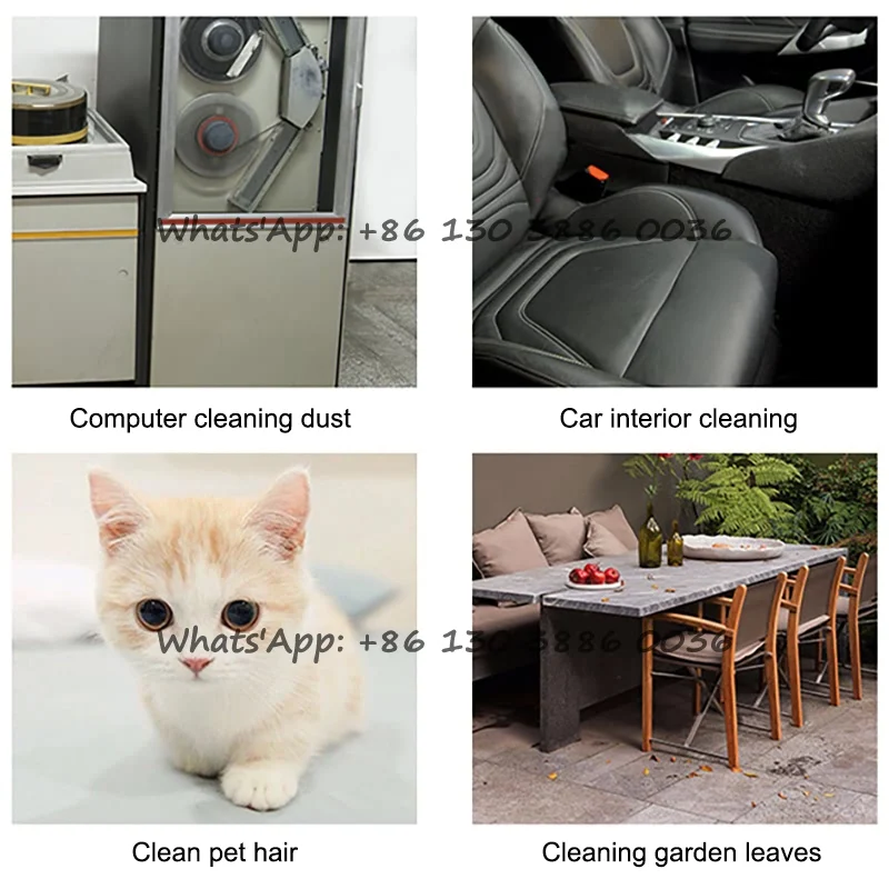 Limpiador de interiores de automóviles, soplador de polvo
