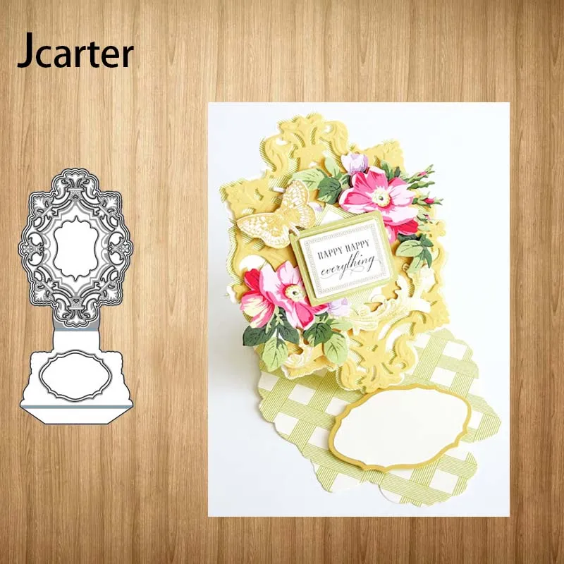 

New Design Oval Wreath Greeting Card Metal Cutting Dies Craft Stencil Scrapbooking Handmade Card Make Shape Album Decor Model