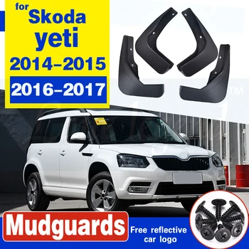 

Car fender Splash guards mud flaps mud guard fit for skoda yeti 2014-2015 2016- 017 soft plastic 4pcs per set