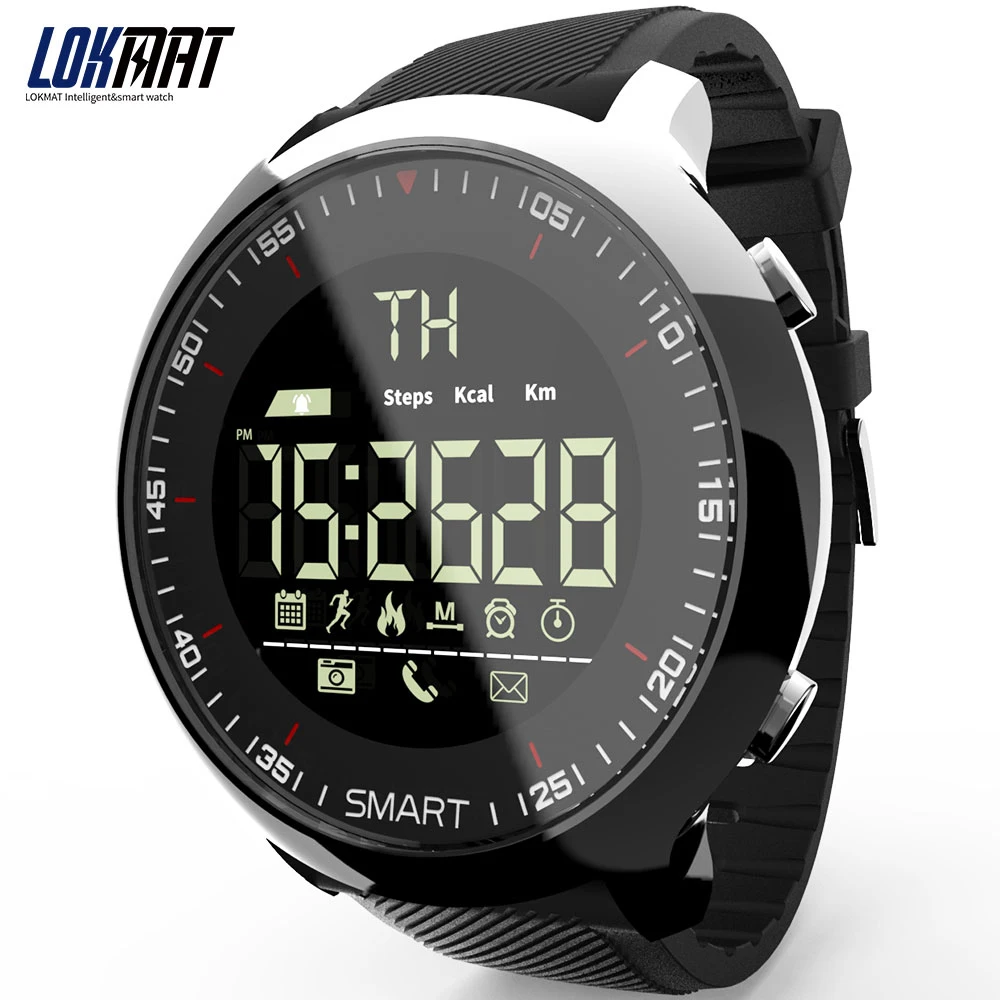 Смарт-часы Lokmat MK18 мужские водостойкие IP68 12 месяцев в режиме ожидания |