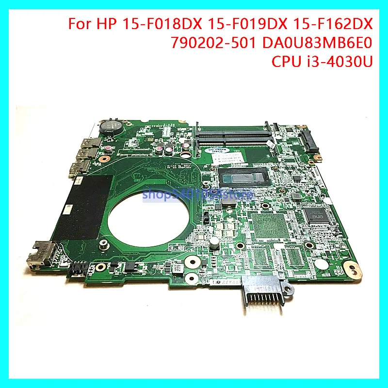 DUORUN для hp 15-F018DX 15-F019DX 15-F162DX материнская плата ноутбука 790202-501 DA0U83MB6E0 UMA i3-4030U NB PC 100% full