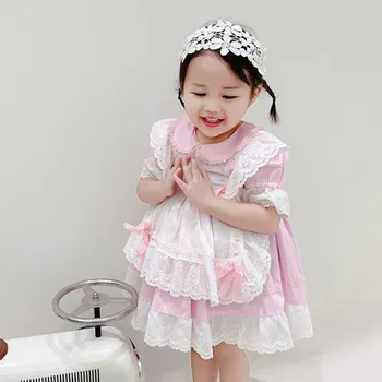 

Children Boutique Clothing Little Girls Clothes Spanish Lotia Dresses Baby Princess Frocks Kids Birthday Baptism Dress